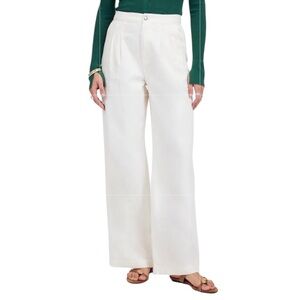 NEW MADEWELL The Harlow Wide-Leg Jean: Airy Denim Edition Vintage Canvas Size 33